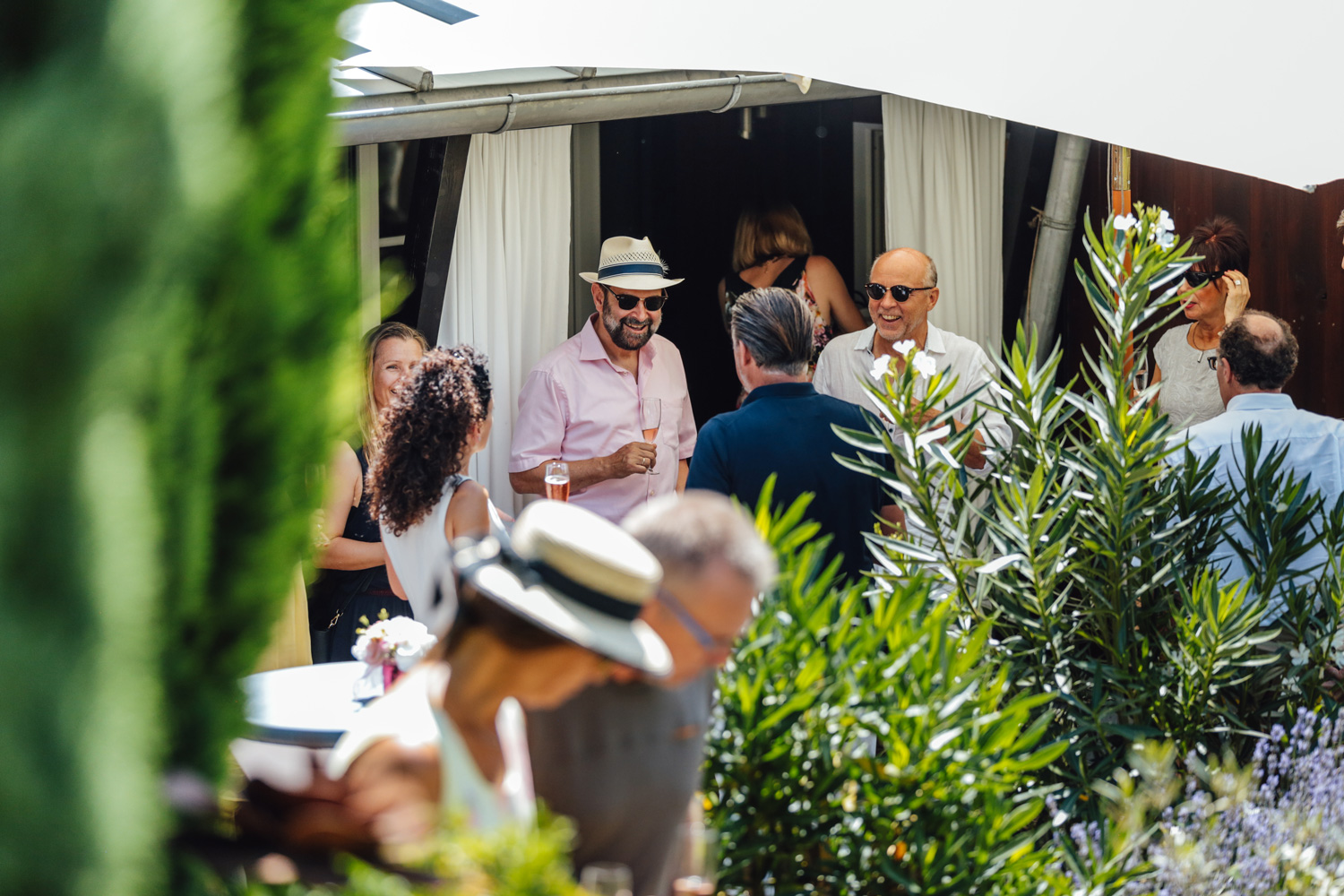 Gartenfest im Elsaß