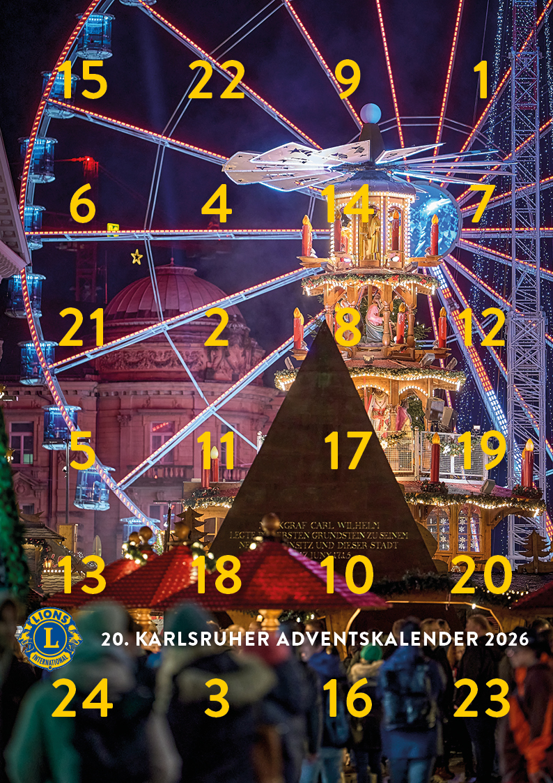 Cover 20. Karlsruher Adventskalender 2026